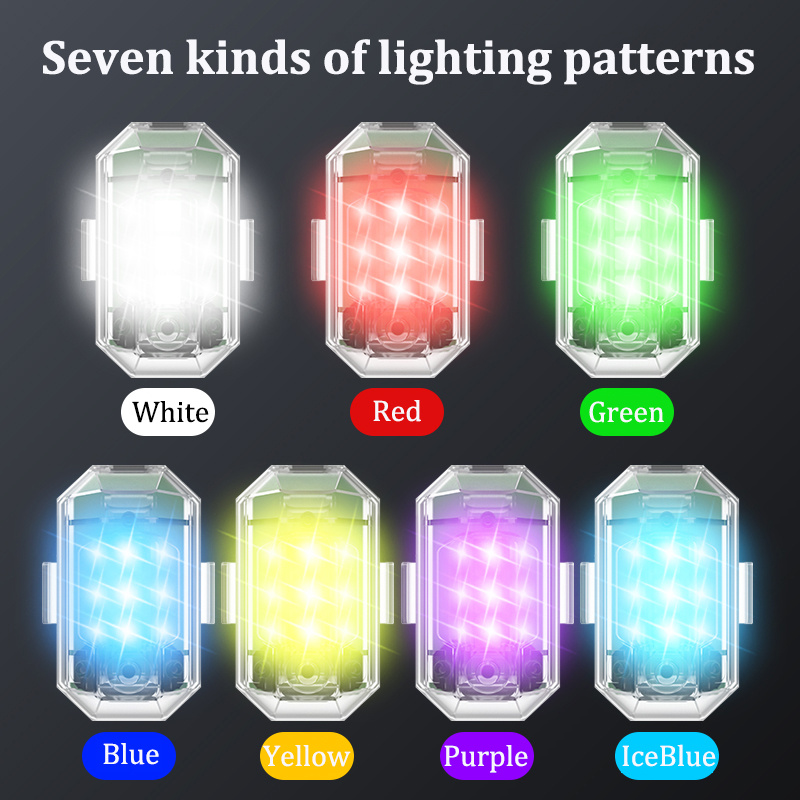2PCS/4PCS Wireless LED Drone S - Drone Strobe Light ulasan dan harga