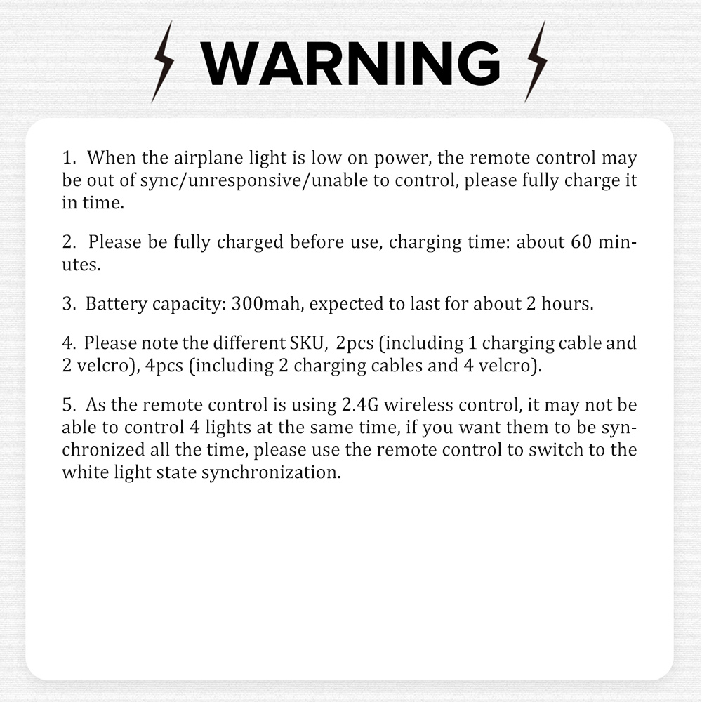 2PCS/4PCS Wireless LED Drone S - Drone Strobe Light ulasan dan harga