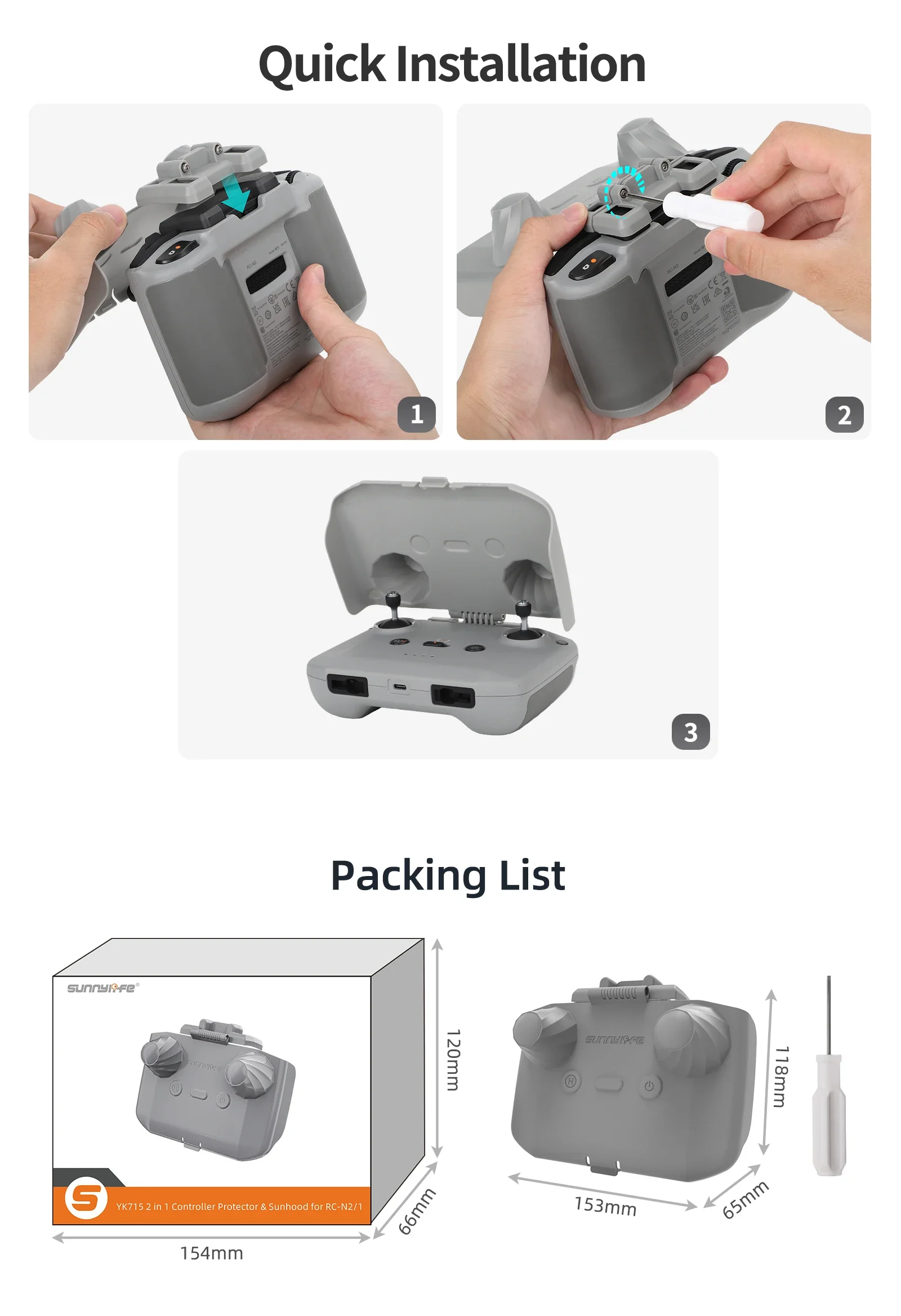 2 in 1 Controller Protector Su - Drone Joystick Cover ulasan dan harga