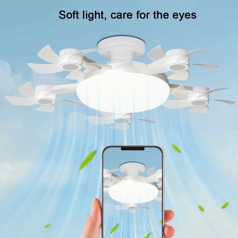 LED Creative Ceiling Fan Light - Drone Beacon Light ulasan dan harga