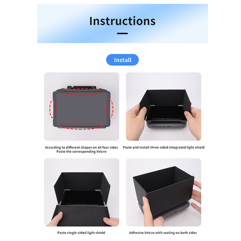 CJSD-For DJI Mavic 4 Pro Sun H - Drone Controller Hood ulasan dan harga