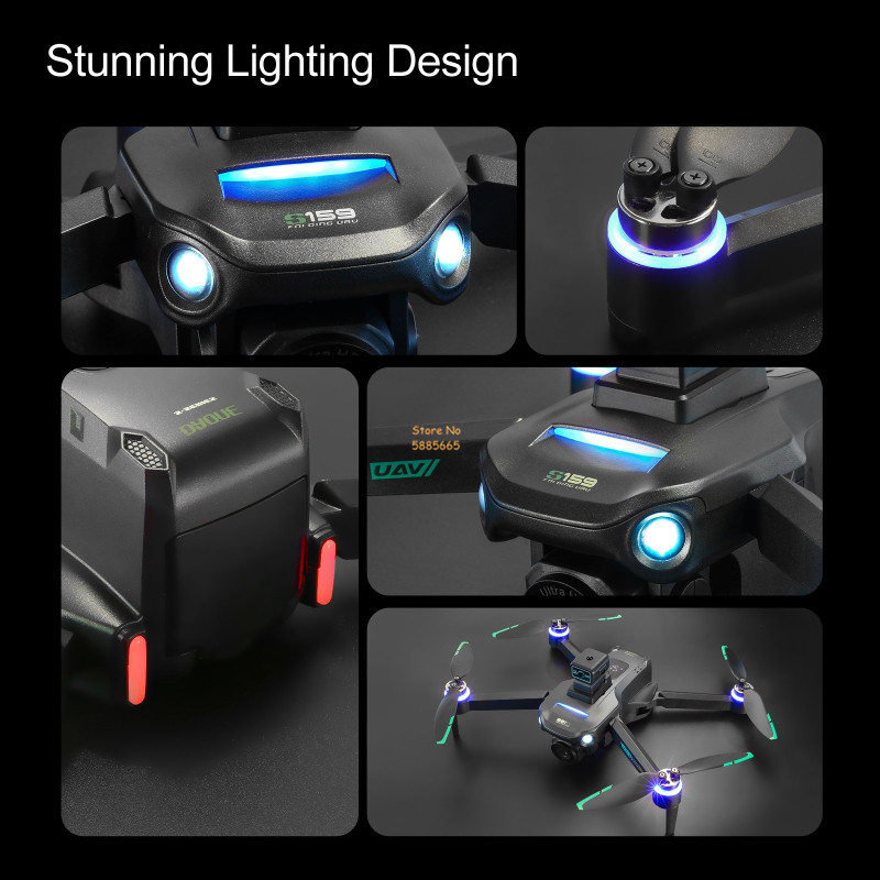 8K Dual Camera 5G WIFI FPV Rem - Drone Beacon Light ulasan dan harga