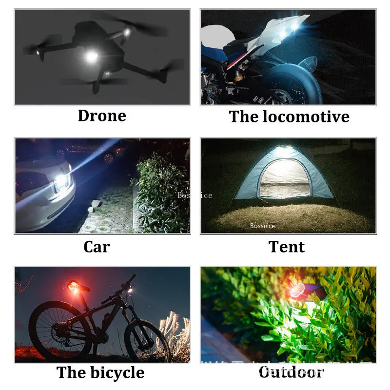 1/2Pcs Wireless LED Strobe Lig - Drone Strobe Light ulasan dan harga