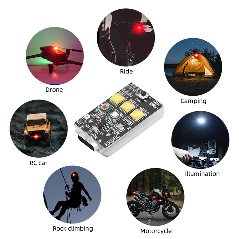 Mini Drone Strobe Light for DJ - Drone Strobe Light ulasan dan harga